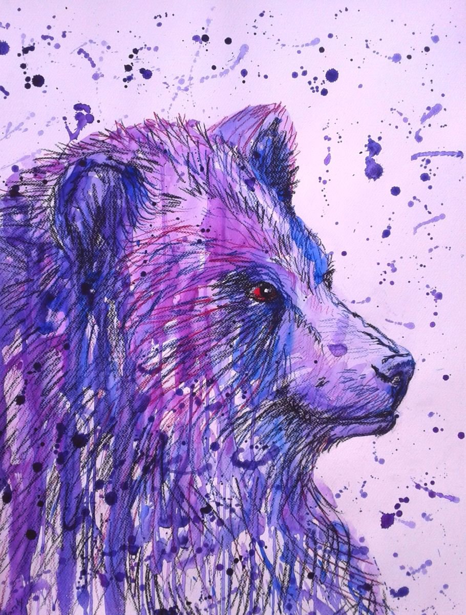 Mr.Blue Bear by Marily Valkijainen