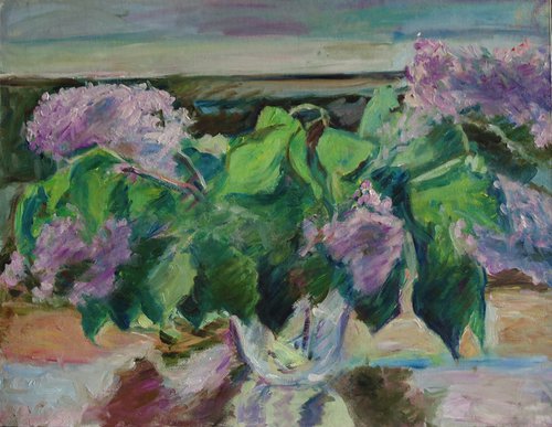 A bouquet of lilacs by Alexander Shvyrkov