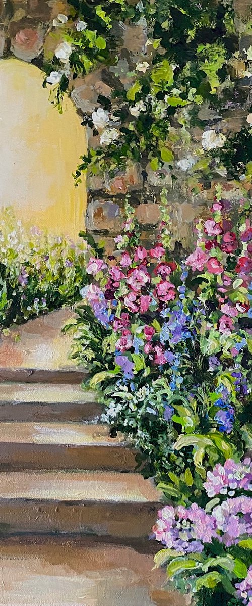 A Peaceful Garden by Colette Baumback