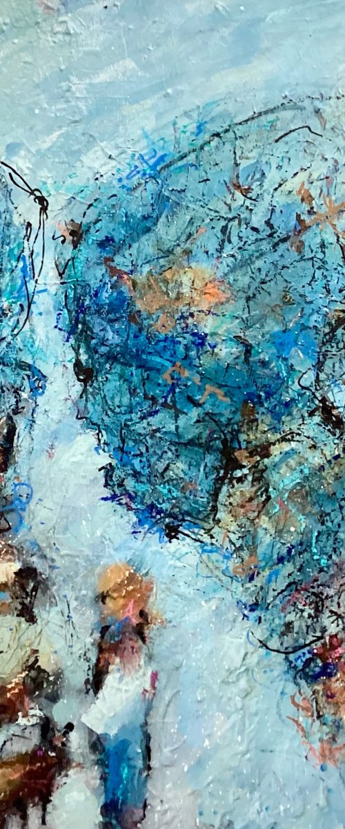 Winter: Walking the Dogs by Irene Wilkes