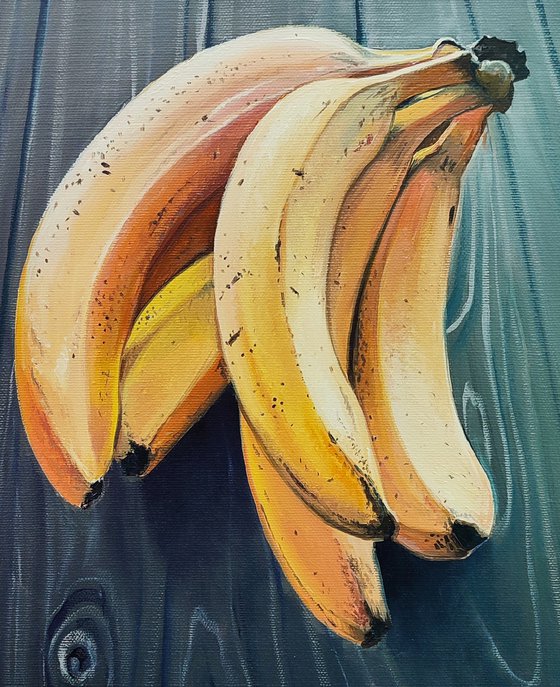 Bananas (40x30cm, oil on canvas)