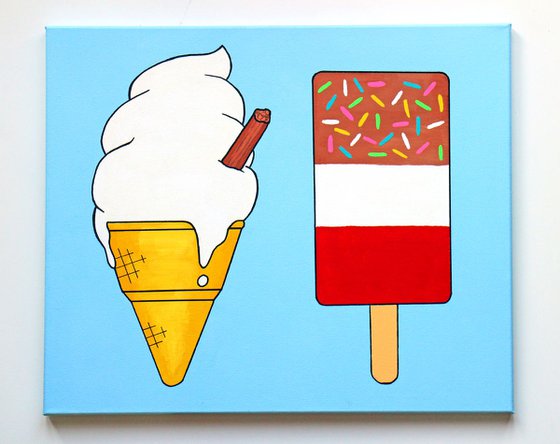 Ice Cream 99 with Flake and Fab Lolly