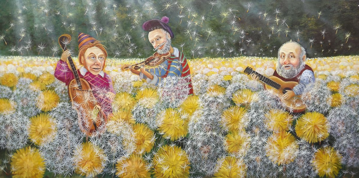 Melody of Dandelions by Oleg Riabchuk