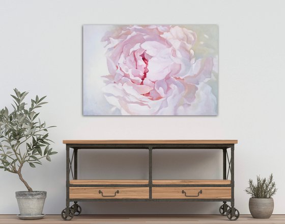 Pink peony 80x120