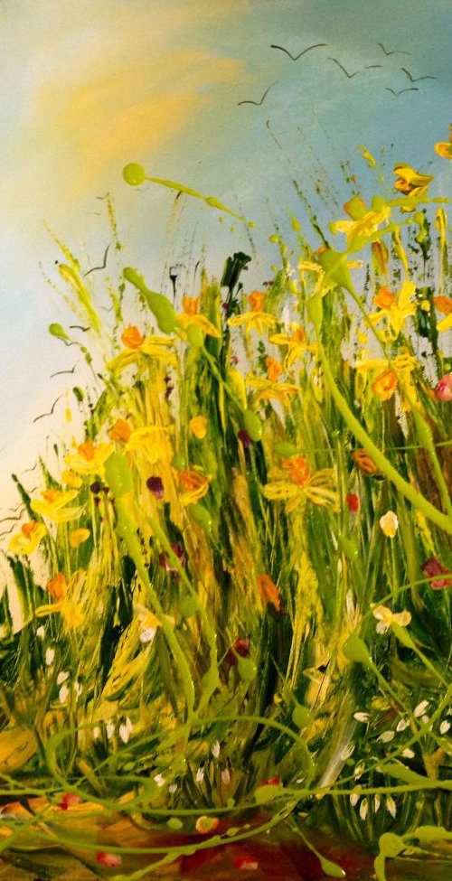 Blooming Dancing Daffodils, just because...... by Emma Sian Pritchard