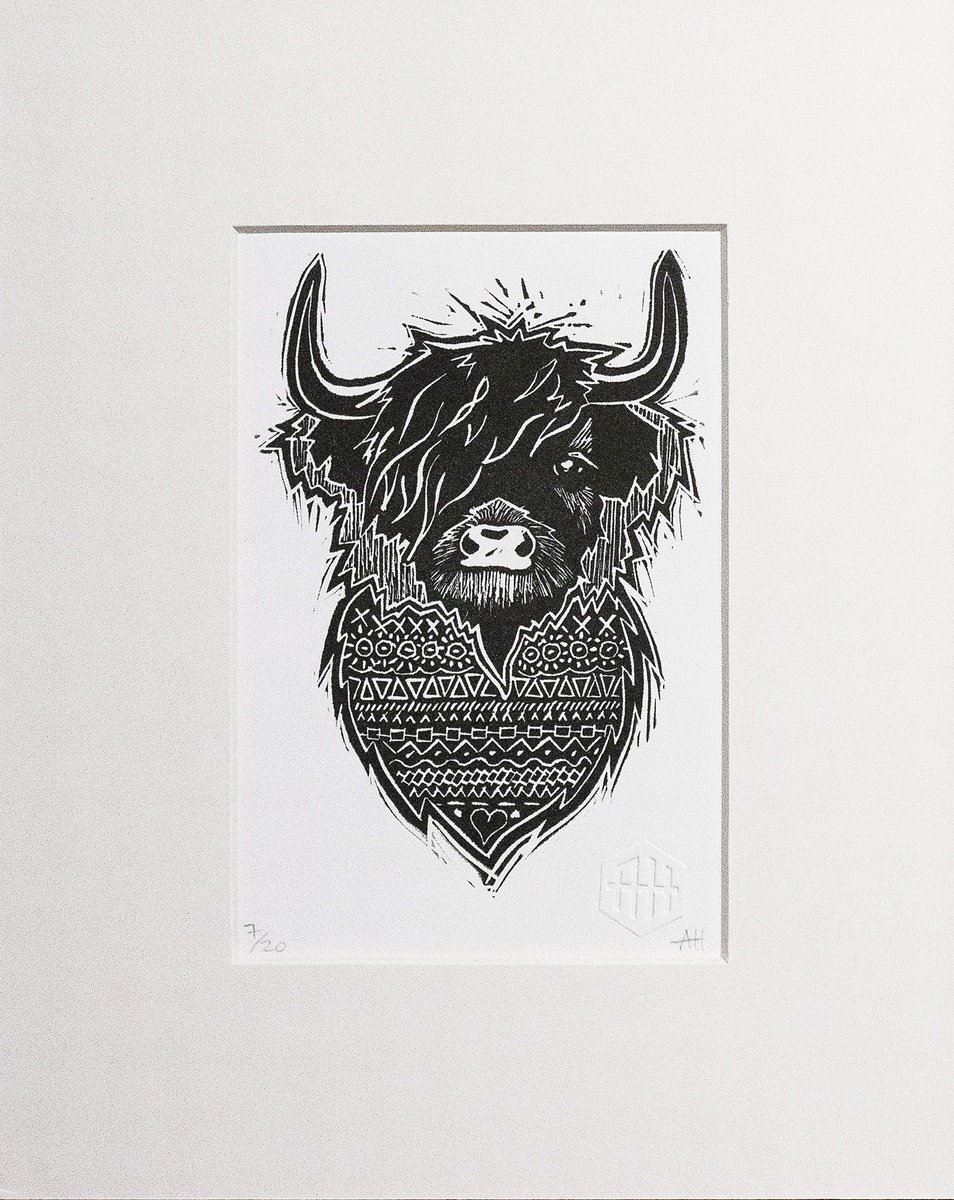 ’Cow’ in 10x8 mount by AH Image Maker