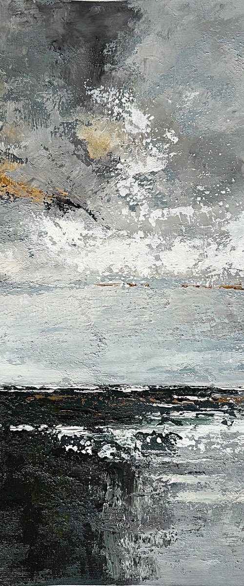 Ochre Sky Drift by Tatiana Malinovscaia