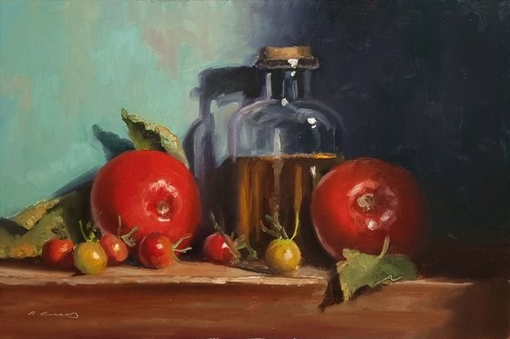 Huile d'Olive et Tomates