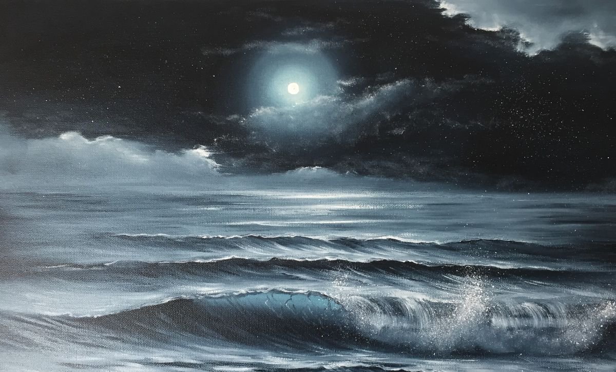 night moon paintings
