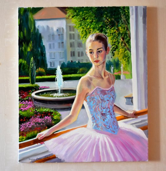 Young ballerina portrait