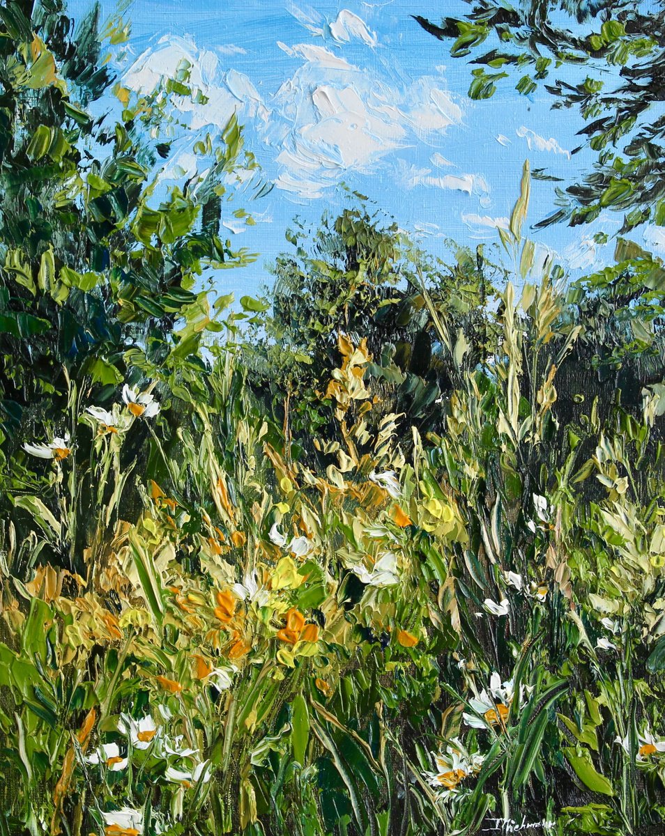 Whispering Grasses By Liza Illichmann, 9 X 12, Artwork For Sale On Artfinder