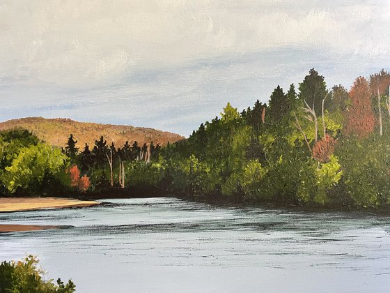 Waterfalls in Brébeuf, Quebec