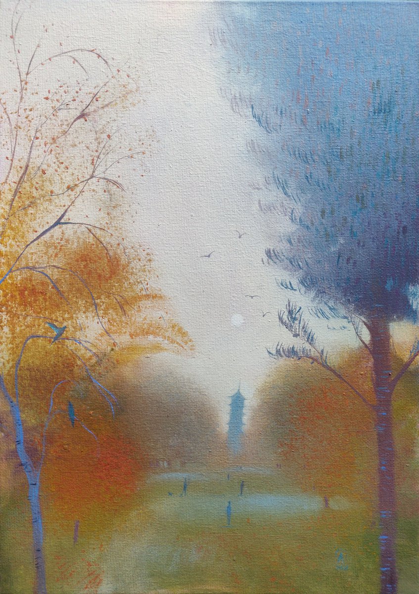 Hazy Day at Kew by Ayna Paisley