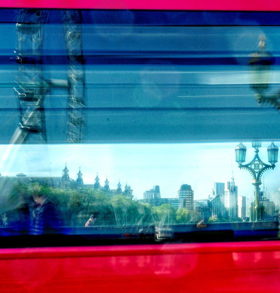 Layers of London Town. : Reflection 1/20  18"X12"