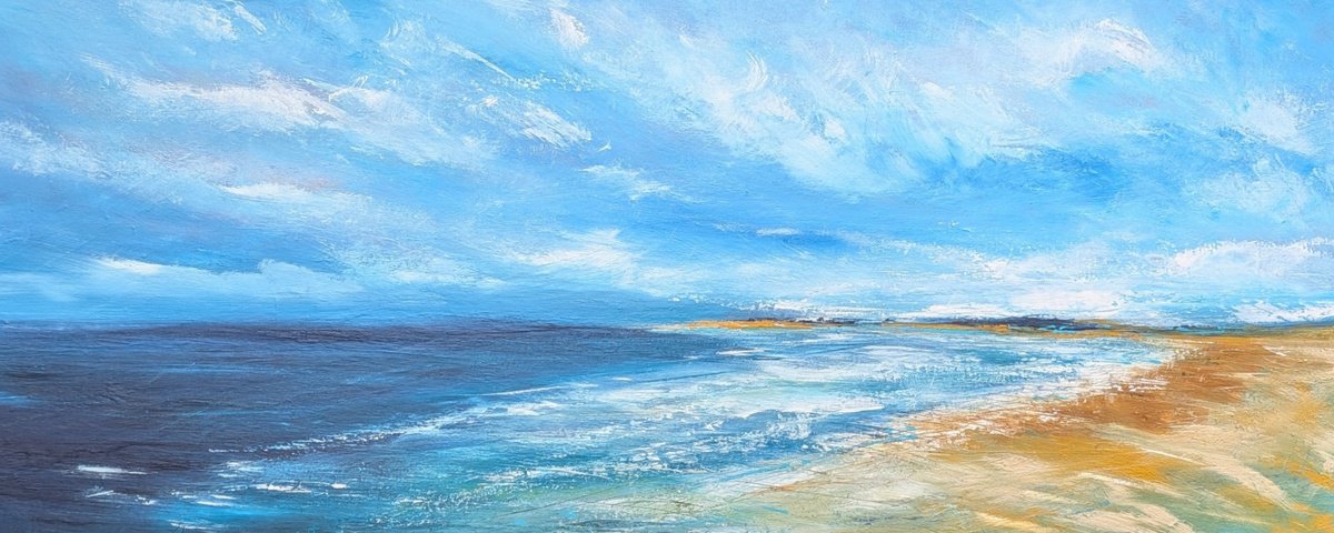 Cornish Coastal Air By Mel Graham, 47 X 20, Artwork For Sale On Artfinder