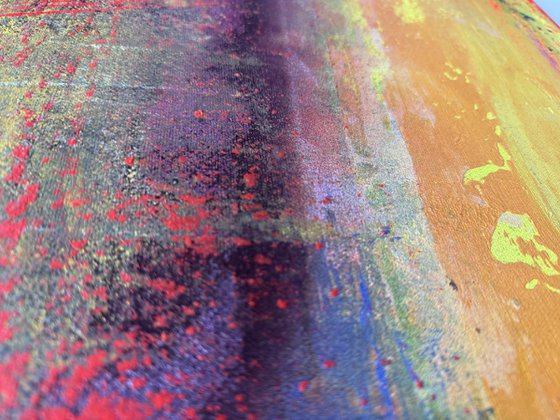 Between flame and blue