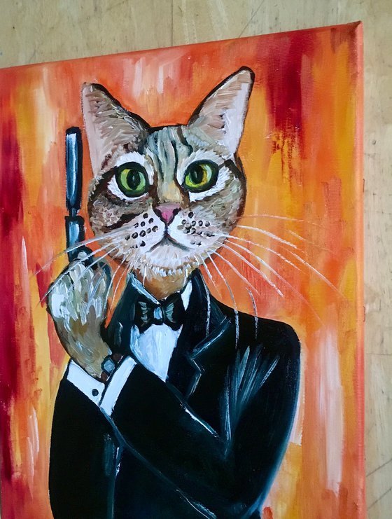 Troy The Cat  James Bond 007