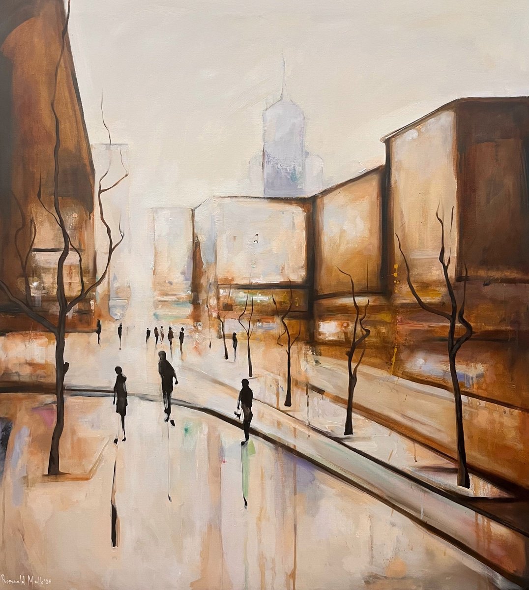 Expressive Oil Painting , Oh Zoe By Romuald Mulk Musiolik, 31 X 35, Artwork For Sale On Artfinder