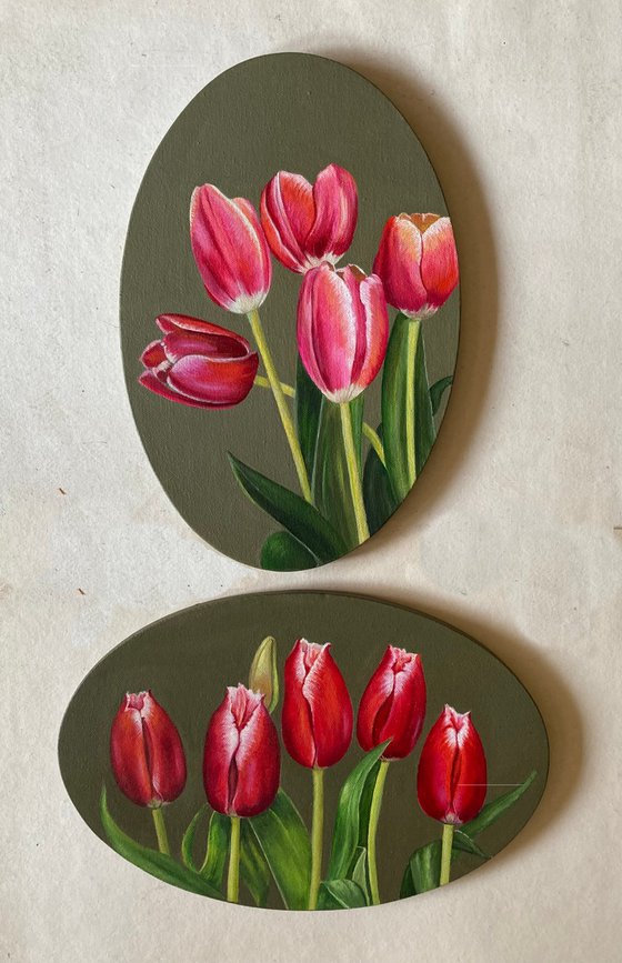 Tulip Garden- Set of 2