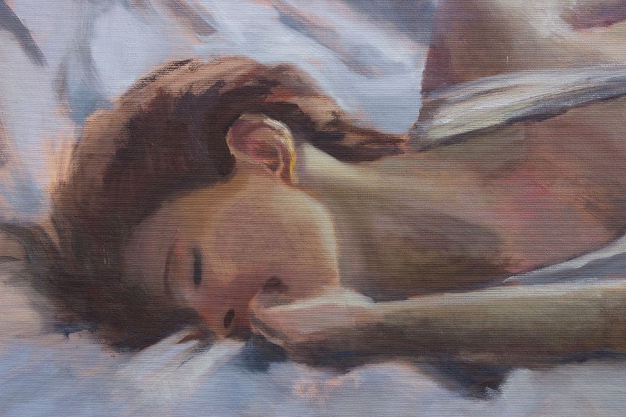 Naked Model Morning In France Nude Art Realistic Art Oil Painting