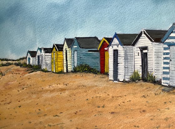 Beach Huts at Southwold