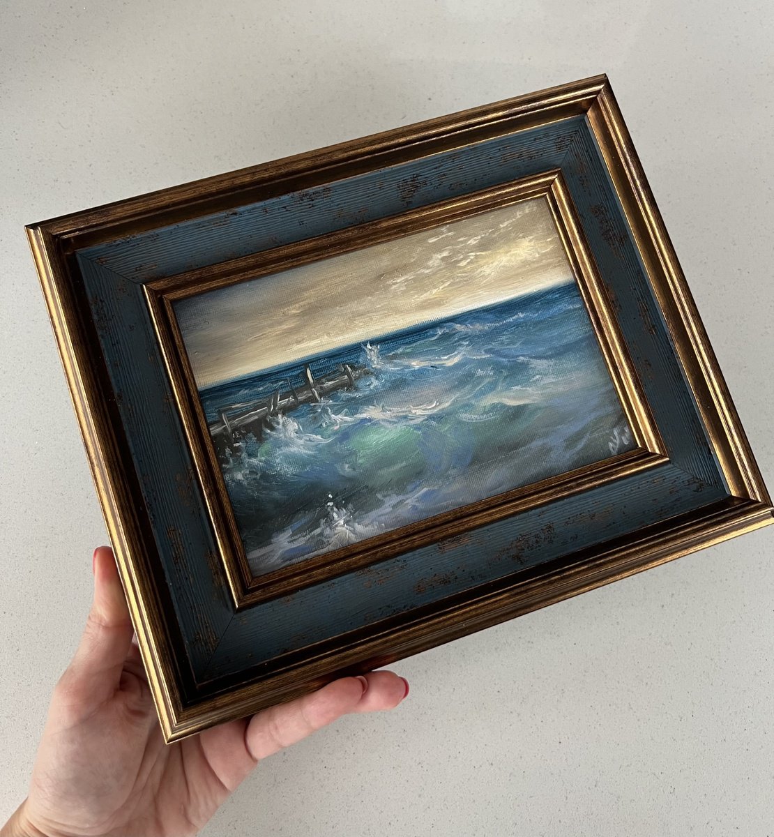 Photorealistic Oil Painting , Breaking Dusk I By Alesia Yeremeyeva, 11 X 9, Artwork For Sale On Artfinder
