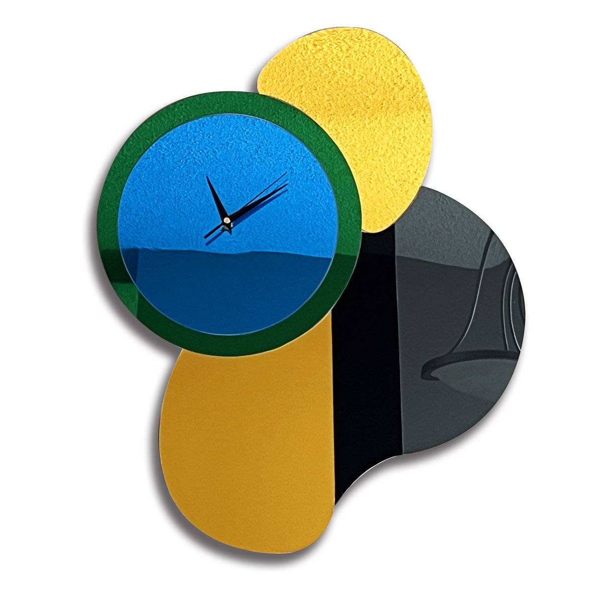 Geometric Abstract Collage By Dong Su, 20 X 24, Timeless Reflections, Original Artwork