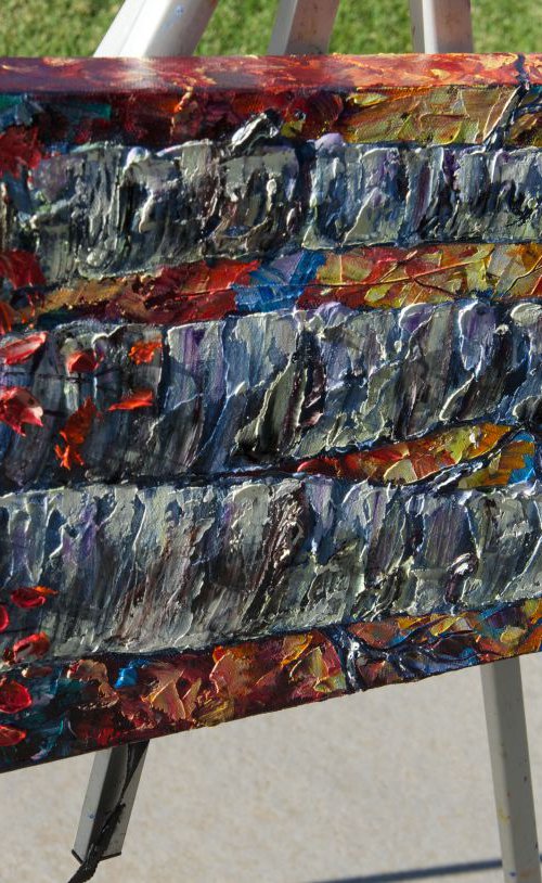 Three Aspens Commission by Lena Owens at OLena Art