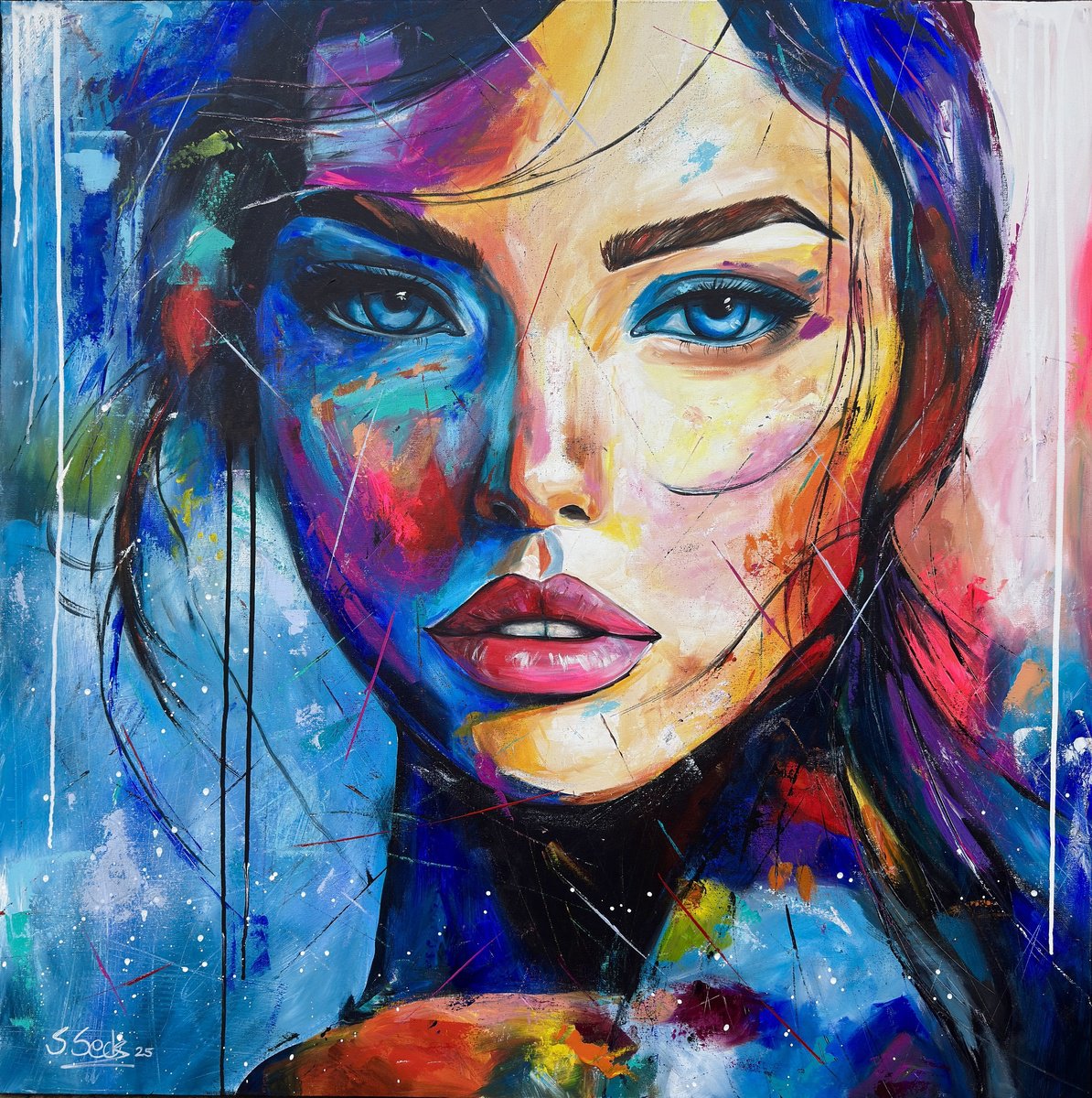 Strong Soul By Sabrina Seck, 43 X 43, Artwork For Sale On Artfinder