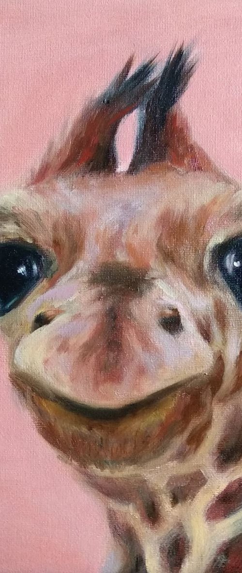 Funny Giraffe by Anastasia Art Line