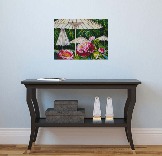 Umbrellas for Peonies