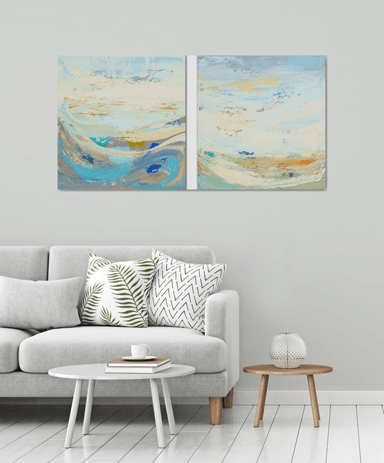 Diptych (emotional seascapes)