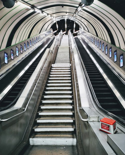 London Tube by Jelena Nova