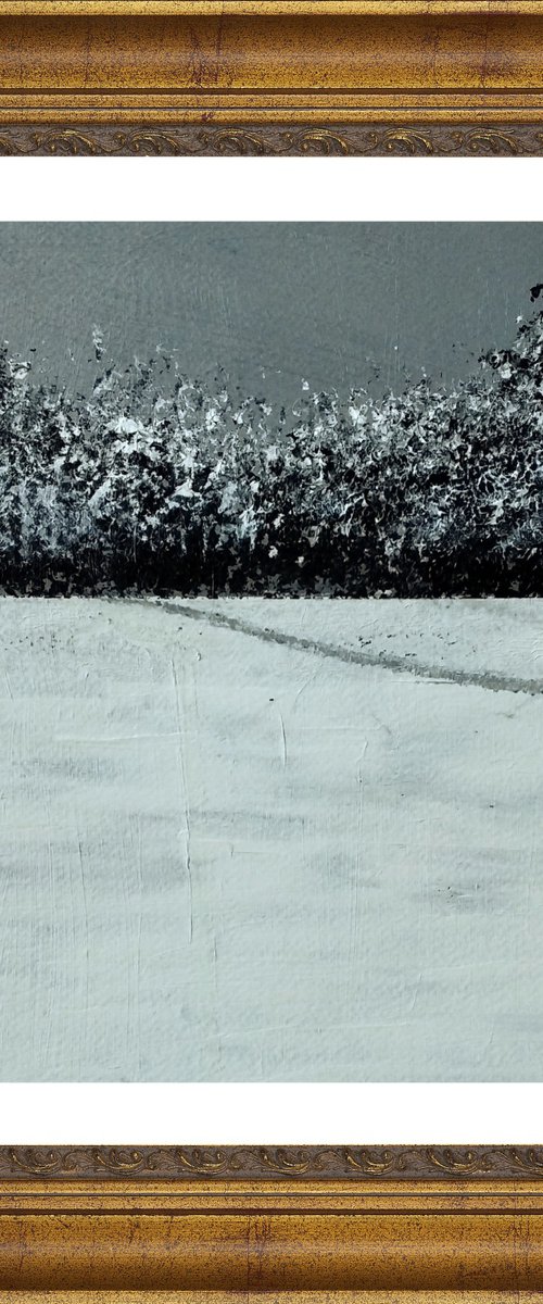 A Path in the Snow II by Jan Rippingham