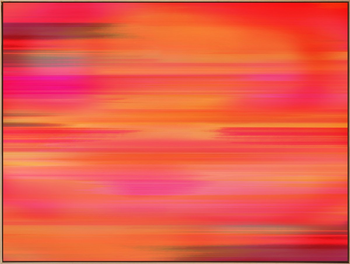 Abstract Acrylic Painting By Jonas Peres, 47 X 35, Genesis, Ii, Original Artwork