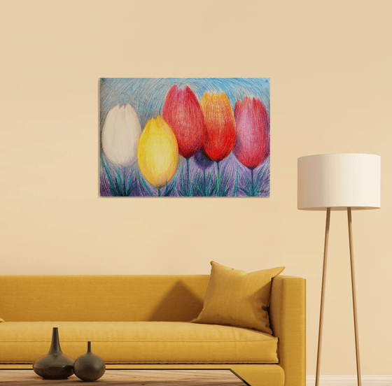 Tulips White 2