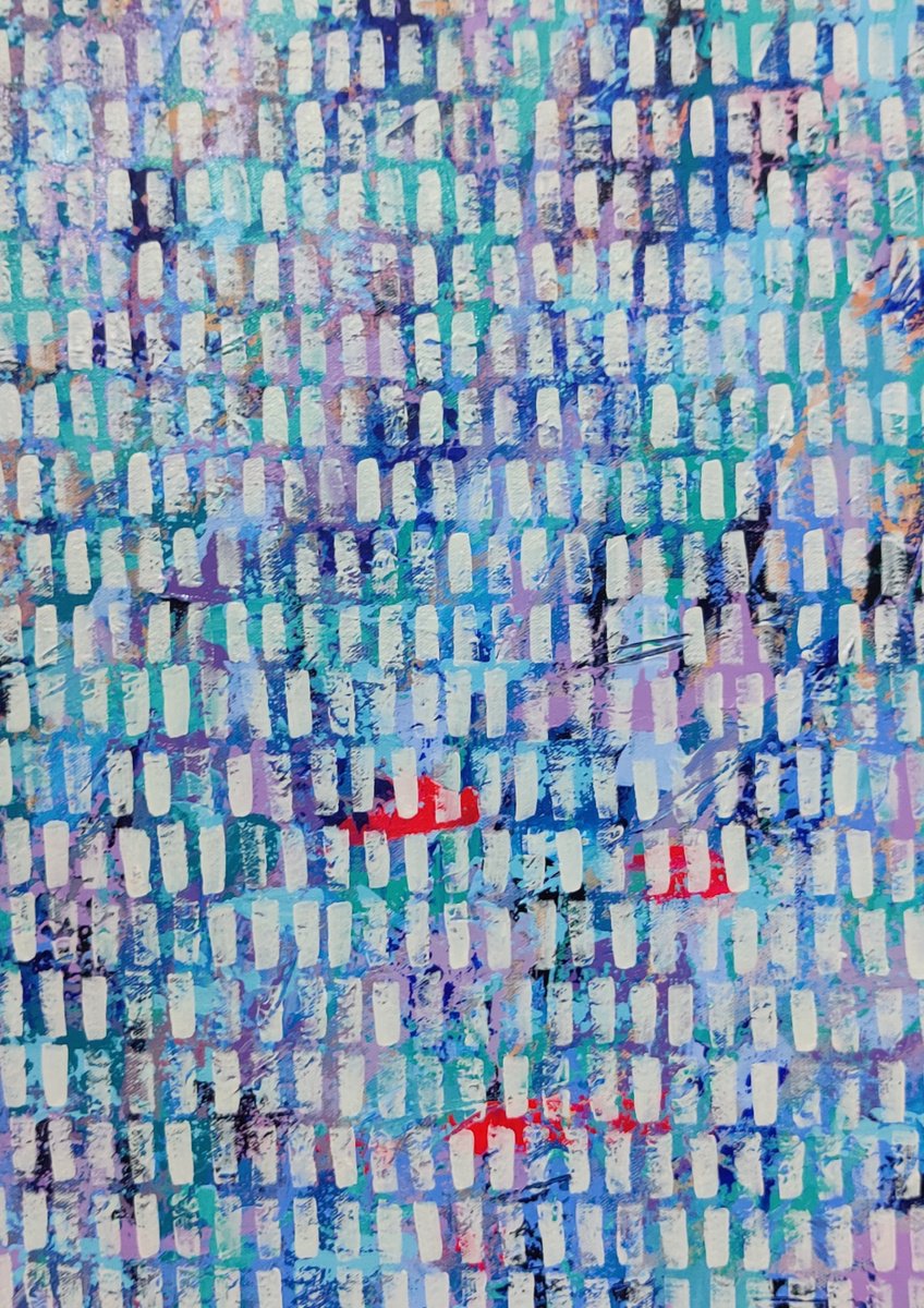 Expressive Abstract Acrylic Painting By Ketki Fadnis, 60 X 36", Search For Serenity, Original Artwork