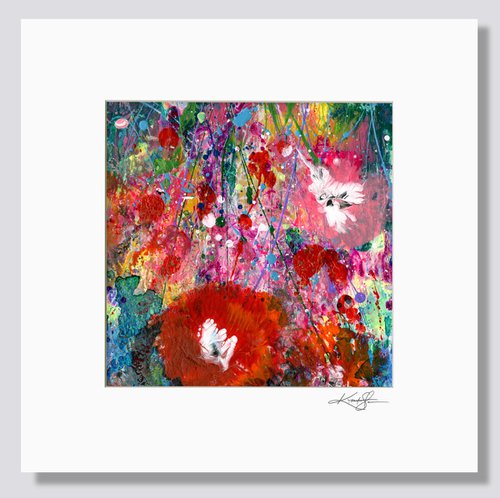 Floral Delight 48 - Floral Abstract Painting by Kathy Morton Stanion by Kathy Morton Stanion