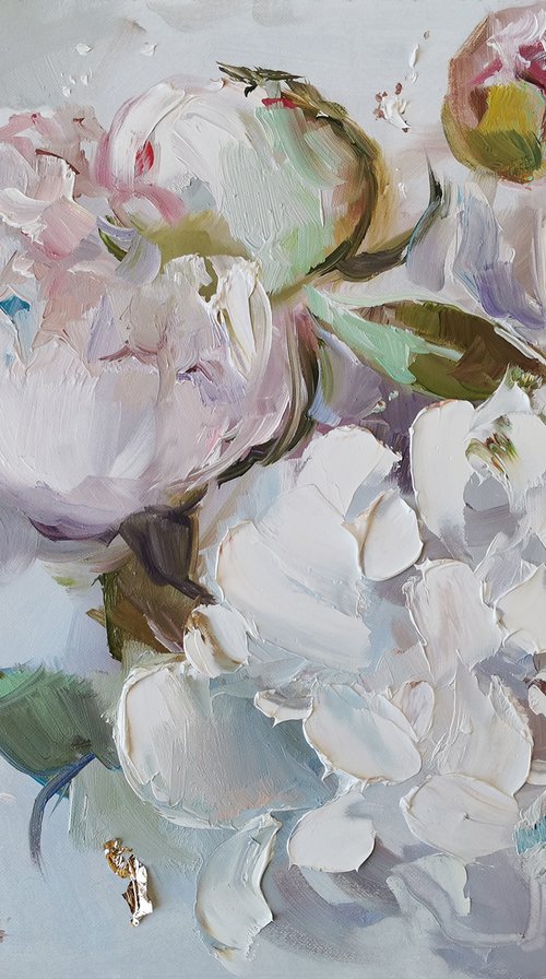 Floral Painting, Painting on paper, Original painting by Annet Loginova