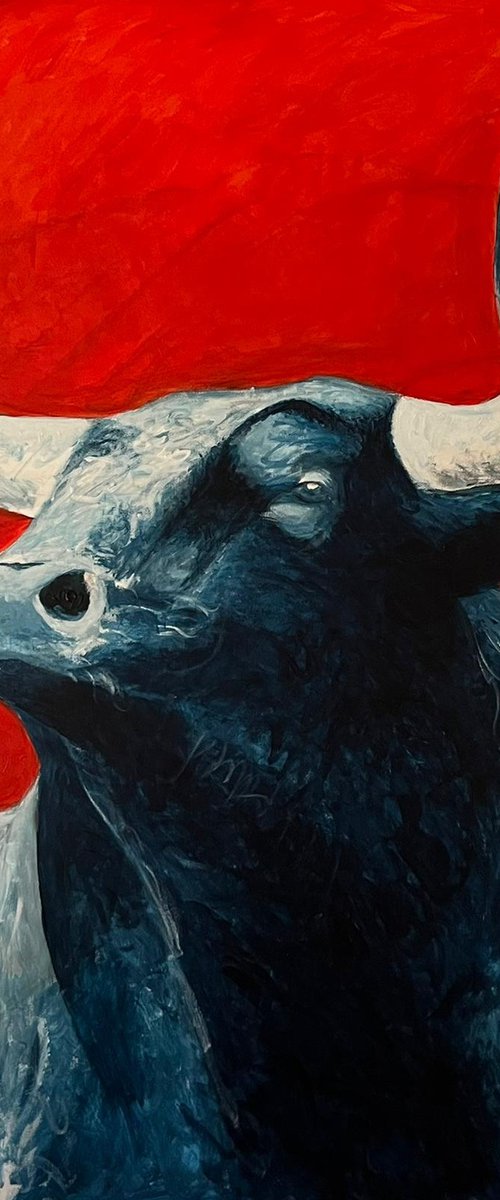 Proud Bull by Shabs  Beigh
