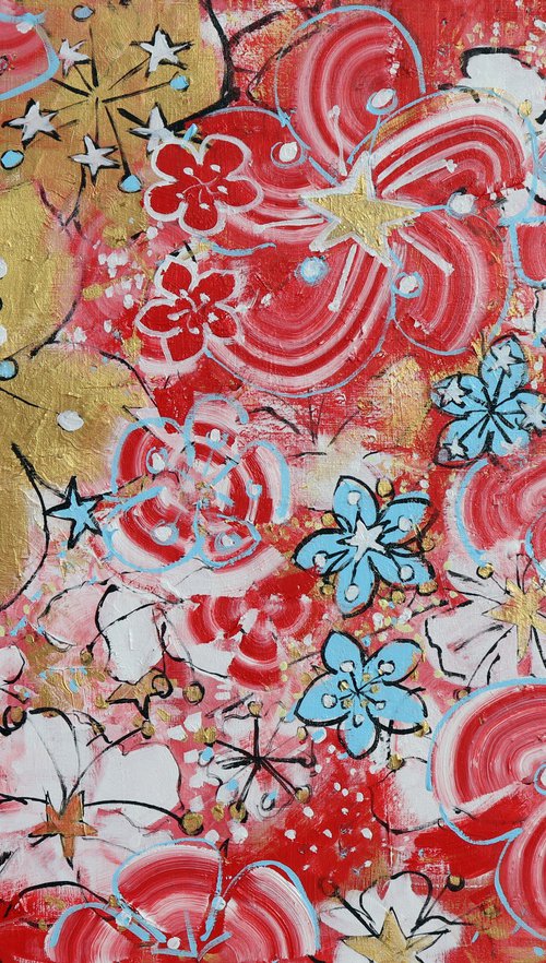 Plum Blossoms by Alyse Radenovic