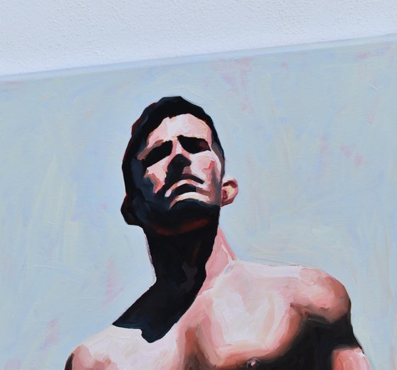 “Toward the Light” - Male figure