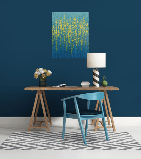 Yellow and Blues - Color Field