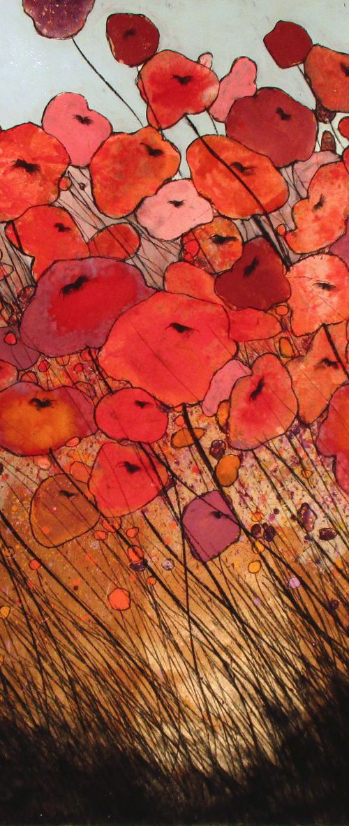Poppies #0093 by Marcello Munoz