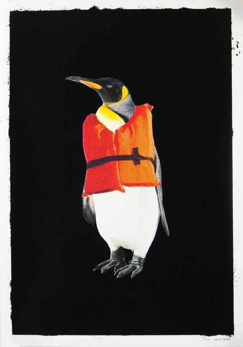 Future Penguin by Colour Black