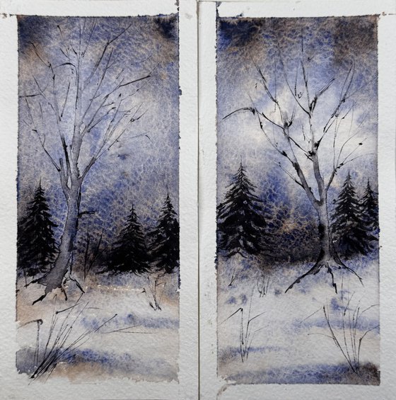 Frosty winter