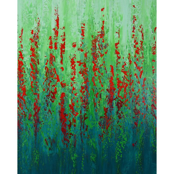 Red Flowers - Flower Field