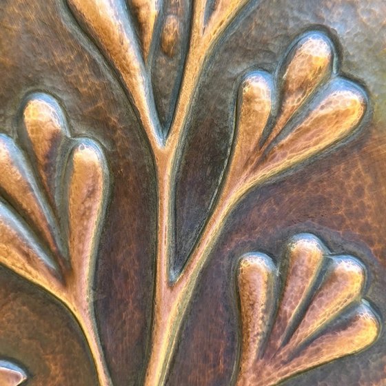 "The Architect's Garden" Copper Wall Relief