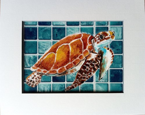Sea Turtle by MARJANSART