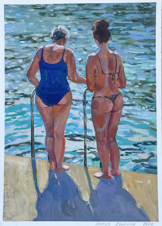 Two bathers